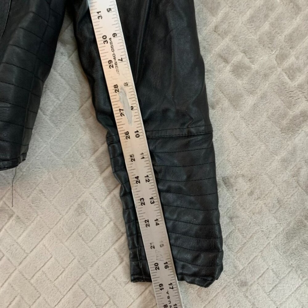 Love Tree Black Faux Leather Moto Jacket - Picture 11 of 15